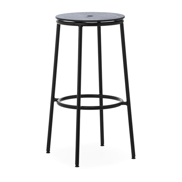 Circa barstol 75 cm - Svart ek - Normann Copenhagen