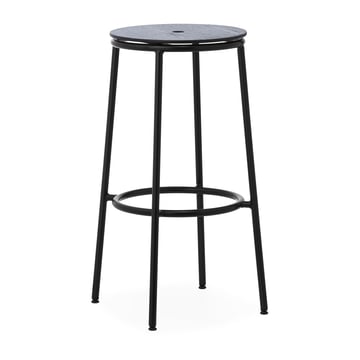 Normann Copenhagen Circa barstol 75 cm Svart ek