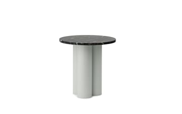 Läs mer om Normann Copenhagen Dit sidobord Ø40 cm Ljusgrön-Portoro-gold