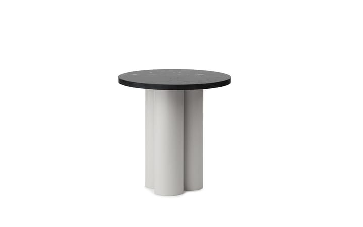 Dit sidobord Ø40 cm - Sand-svart-marquina - Normann Copenhagen