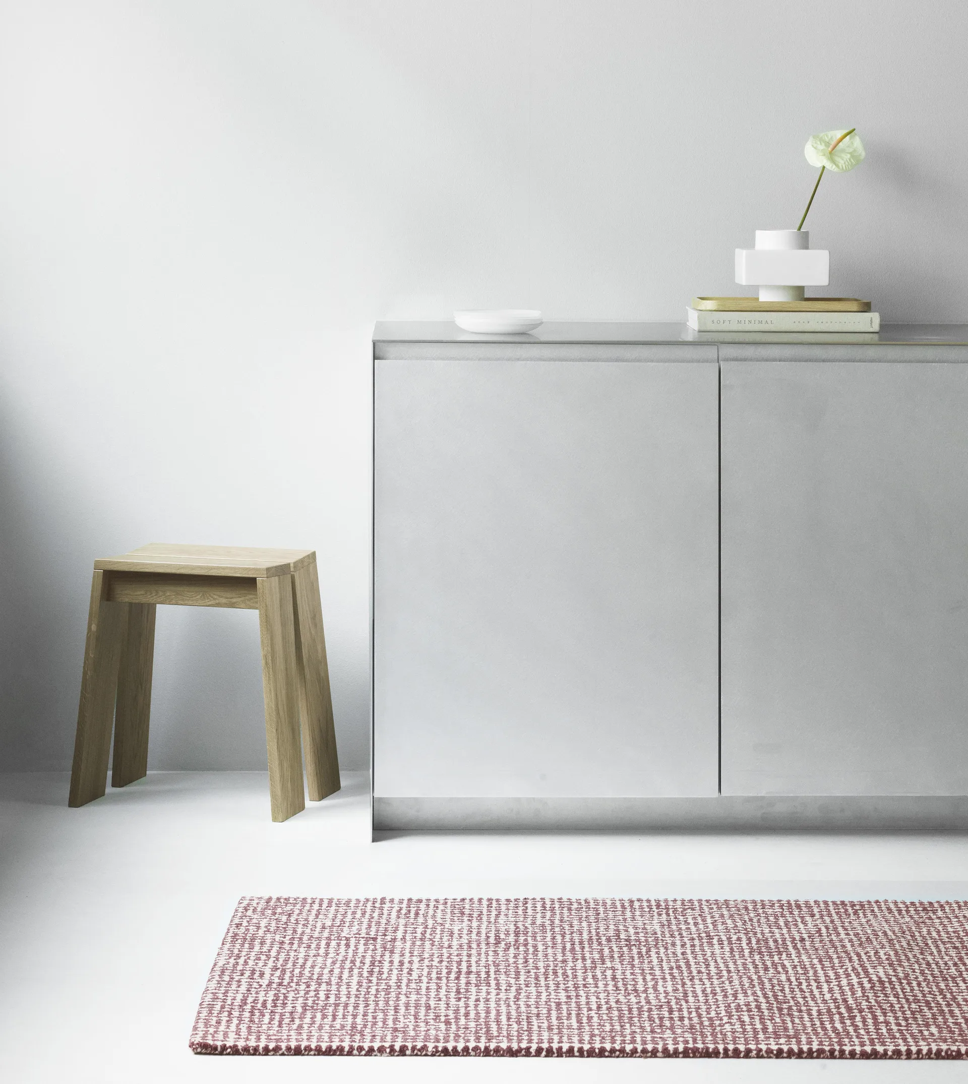 Flick matta, 80x200 cm röd Normann Copenhagen