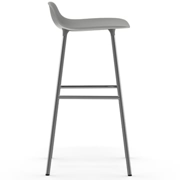 Form barstol kromade ben 75 cm - Grå - Normann Copenhagen