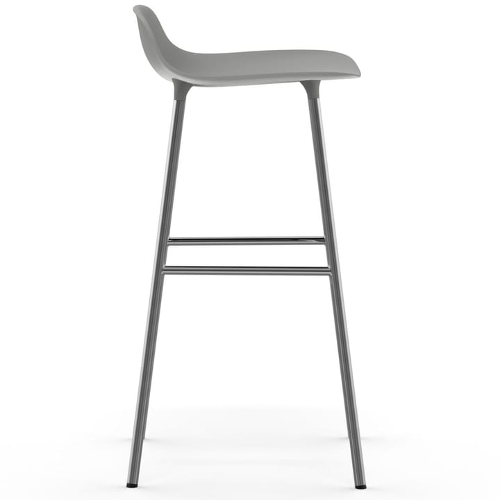 Form barstol kromade ben 75 cm, Grå Normann Copenhagen