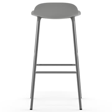 Form barstol kromade ben 75 cm - Grå - Normann Copenhagen