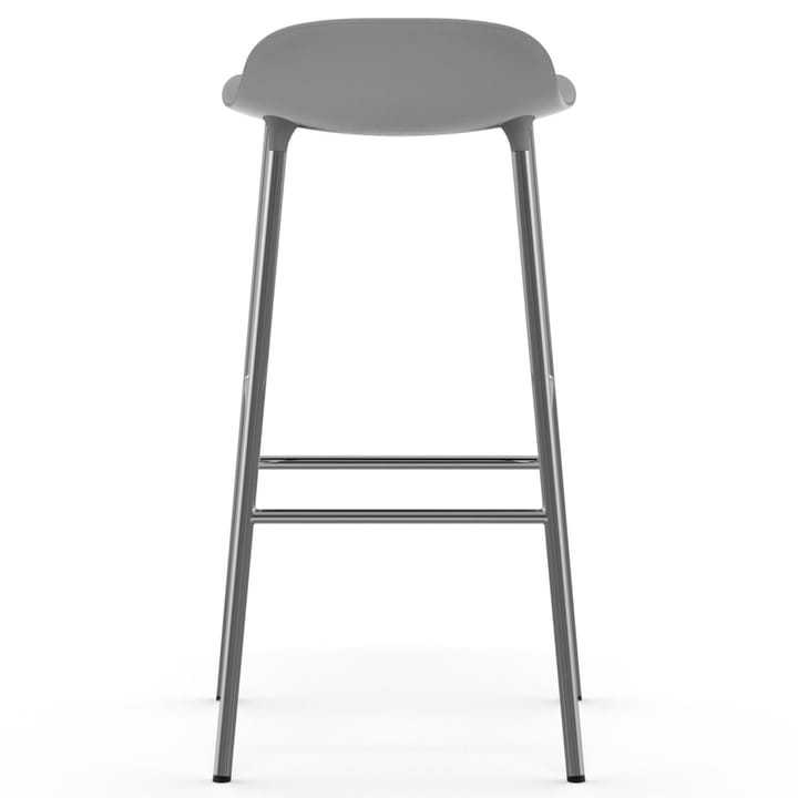 Form barstol kromade ben 75 cm, Grå Normann Copenhagen