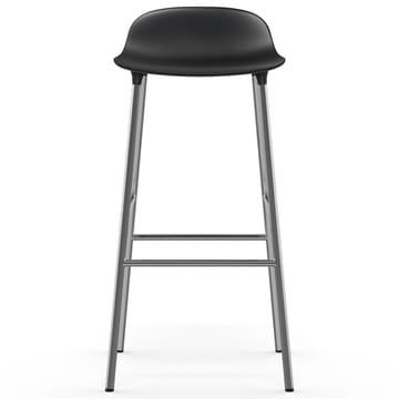 Form barstol kromade ben 75 cm - Svart - Normann Copenhagen