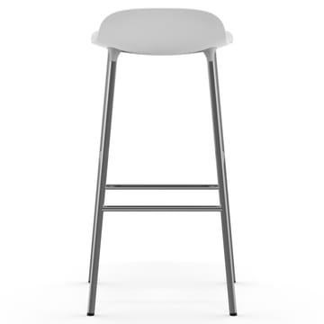 Form barstol kromade ben 75 cm - Vit - Normann Copenhagen