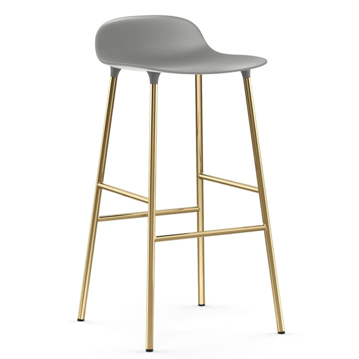 Form barstol mässingsben 75 cm - Gr�å - Normann Copenhagen