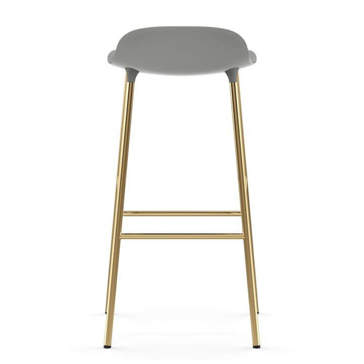 Form barstol mässingsben 75 cm, Grå Normann Copenhagen