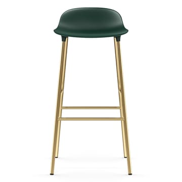 Form barstol mässingsben 75 cm - Grön - Normann Copenhagen