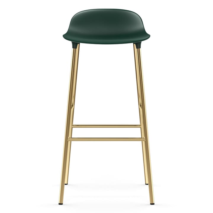 Form barstol mässingsben 75 cm, Grön Normann Copenhagen