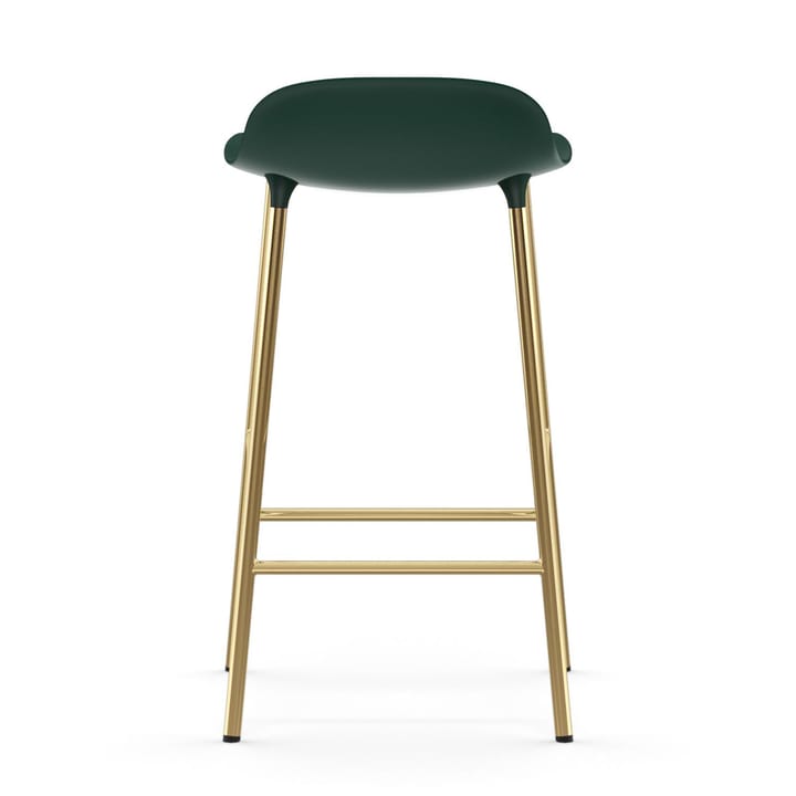 Form barstol mässingsben, Grön Normann Copenhagen