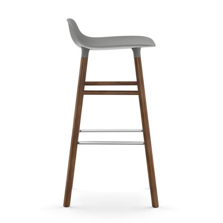 Form barstol valnötsben 75 cm, Grå Normann Copenhagen