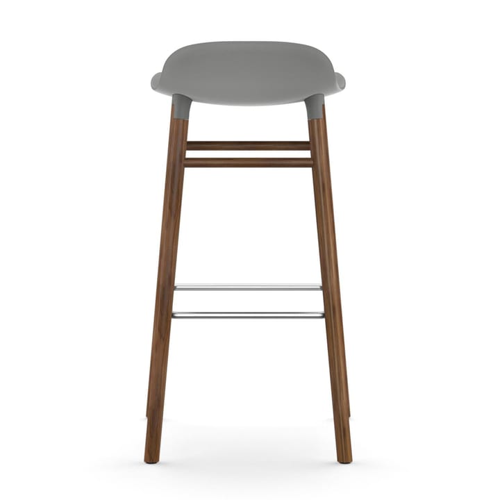 Form barstol valnötsben 75 cm, grå Normann Copenhagen