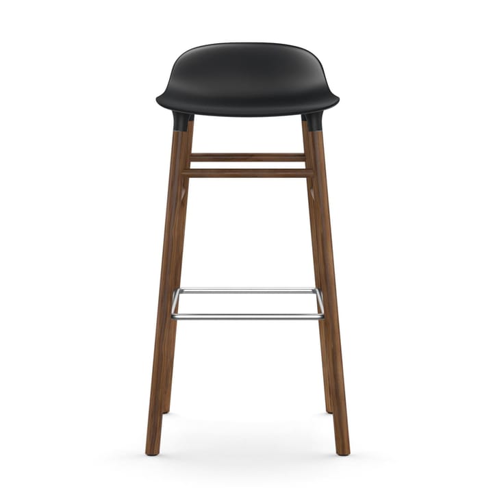 Form barstol valnötsben 75 cm, svart Normann Copenhagen