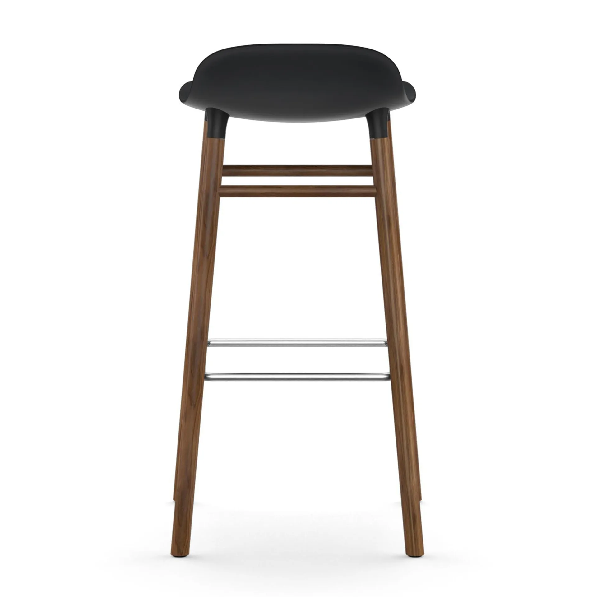 Form barstol valnötsben 75 cm, svart Normann Copenhagen