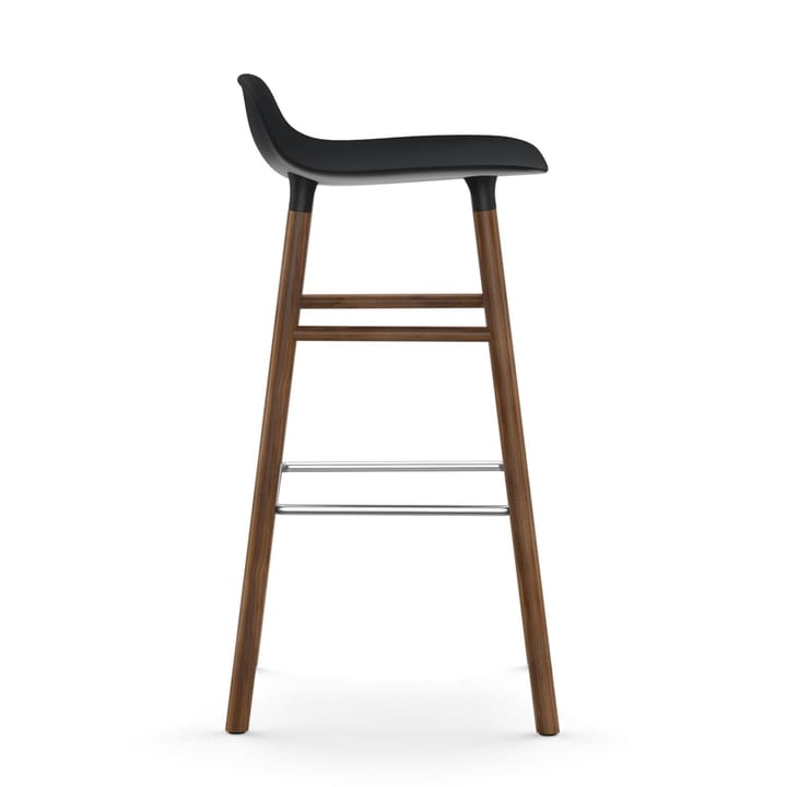 Form barstol valnötsben 75 cm, svart Normann Copenhagen