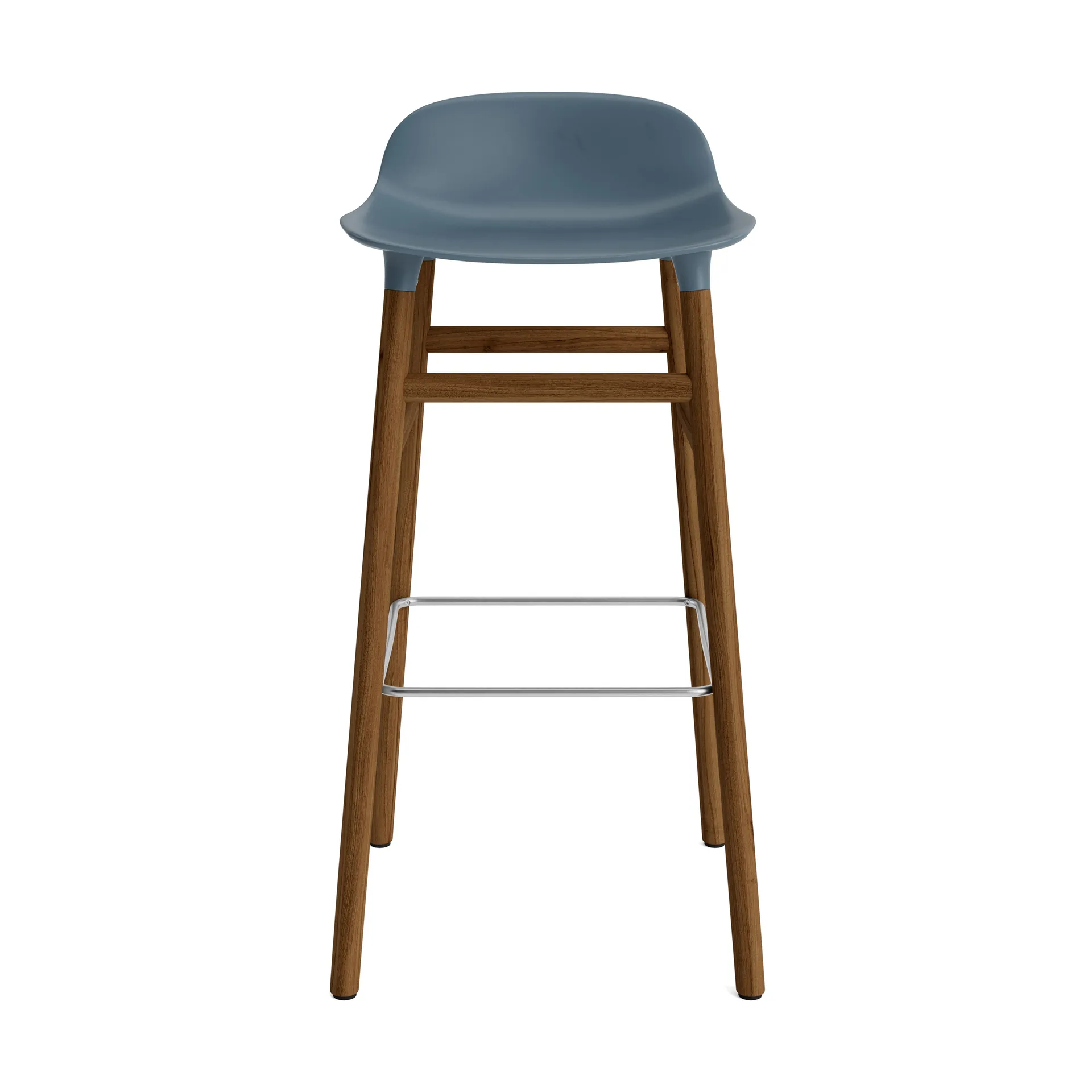 Form barstol valnötsben 75 cm, Vit Normann Copenhagen