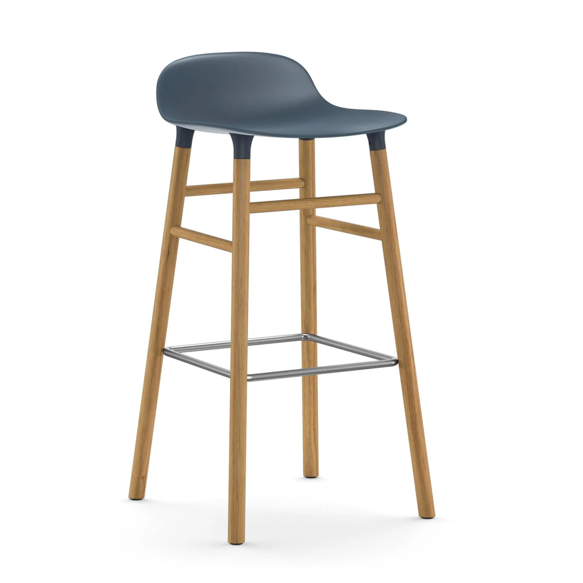 Form Chair barstol ekben, blå Normann Copenhagen