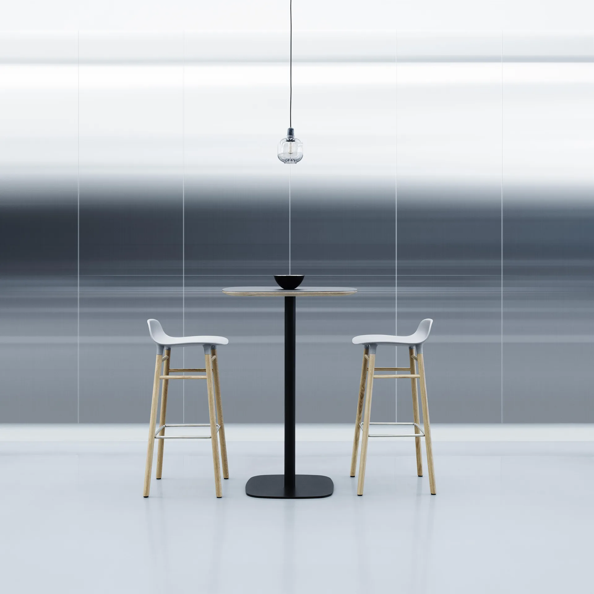 Form Chair barstol ekben, grå Normann Copenhagen
