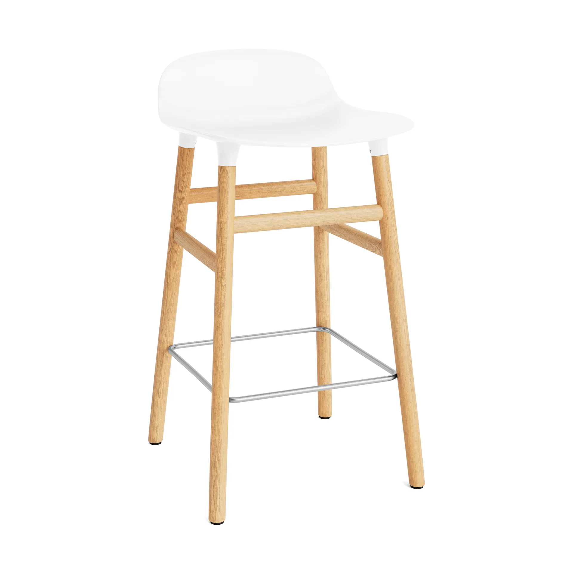 Form Chair barstol ekben, vit Normann Copenhagen