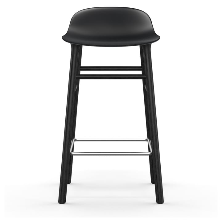 Form Chair barstol lackerade ekben 65 cm, svart Normann Copenhagen