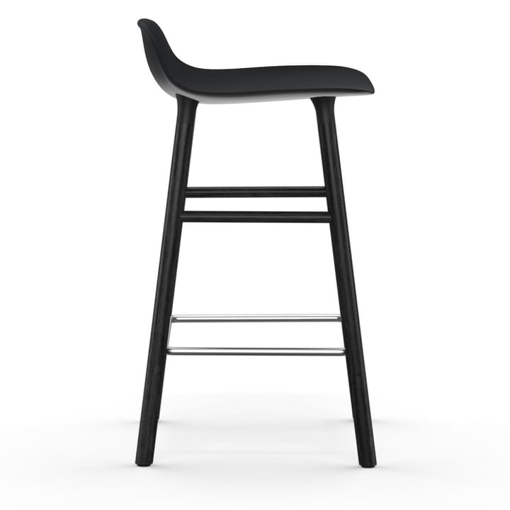 Form Chair barstol lackerade ekben 65 cm, svart Normann Copenhagen