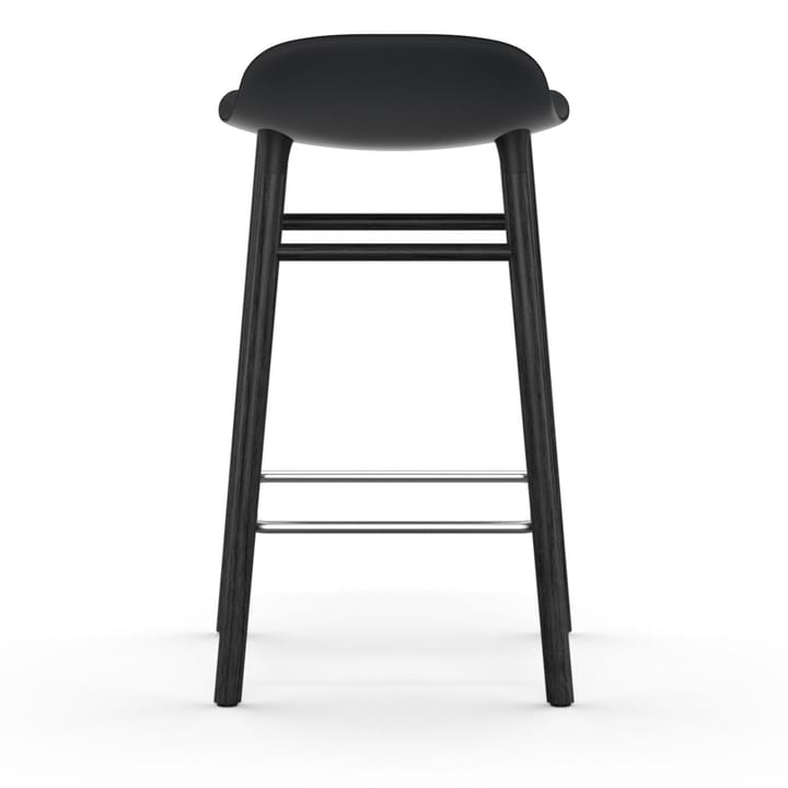 Form Chair barstol lackerade ekben 65 cm, svart Normann Copenhagen