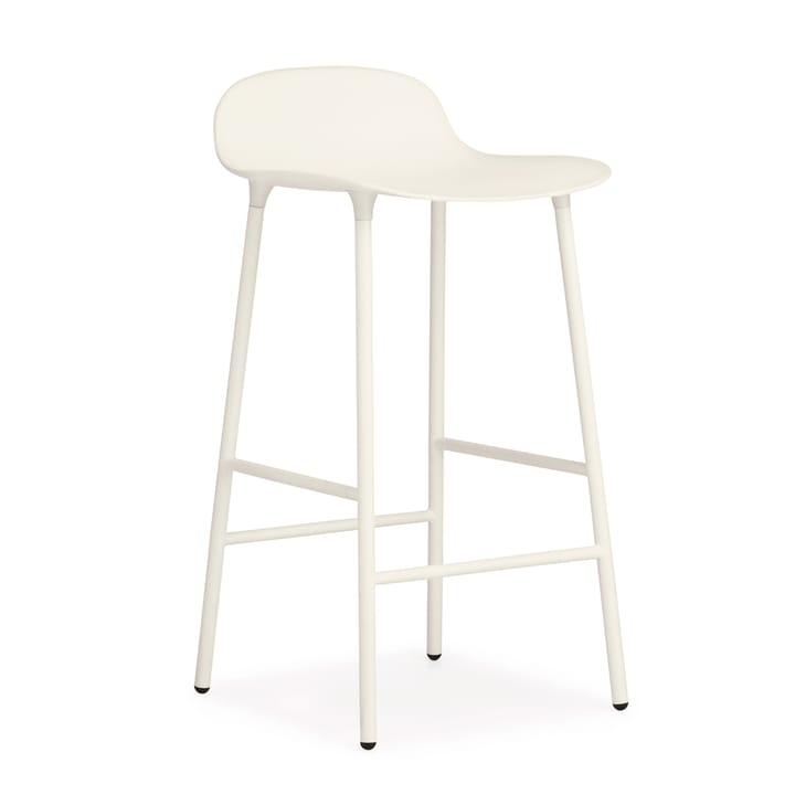 Form Chair barstol metallben - vit - Normann Copenhagen