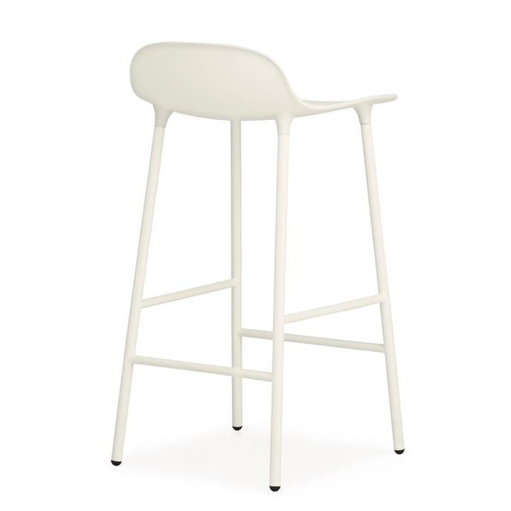 Form Chair barstol metallben, vit Normann Copenhagen