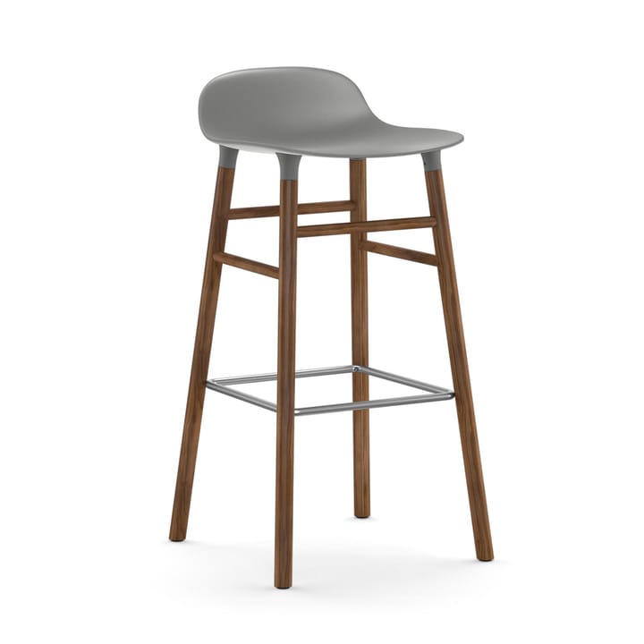 Form Chair barstol valnötsben - Grå - Normann Copenhagen