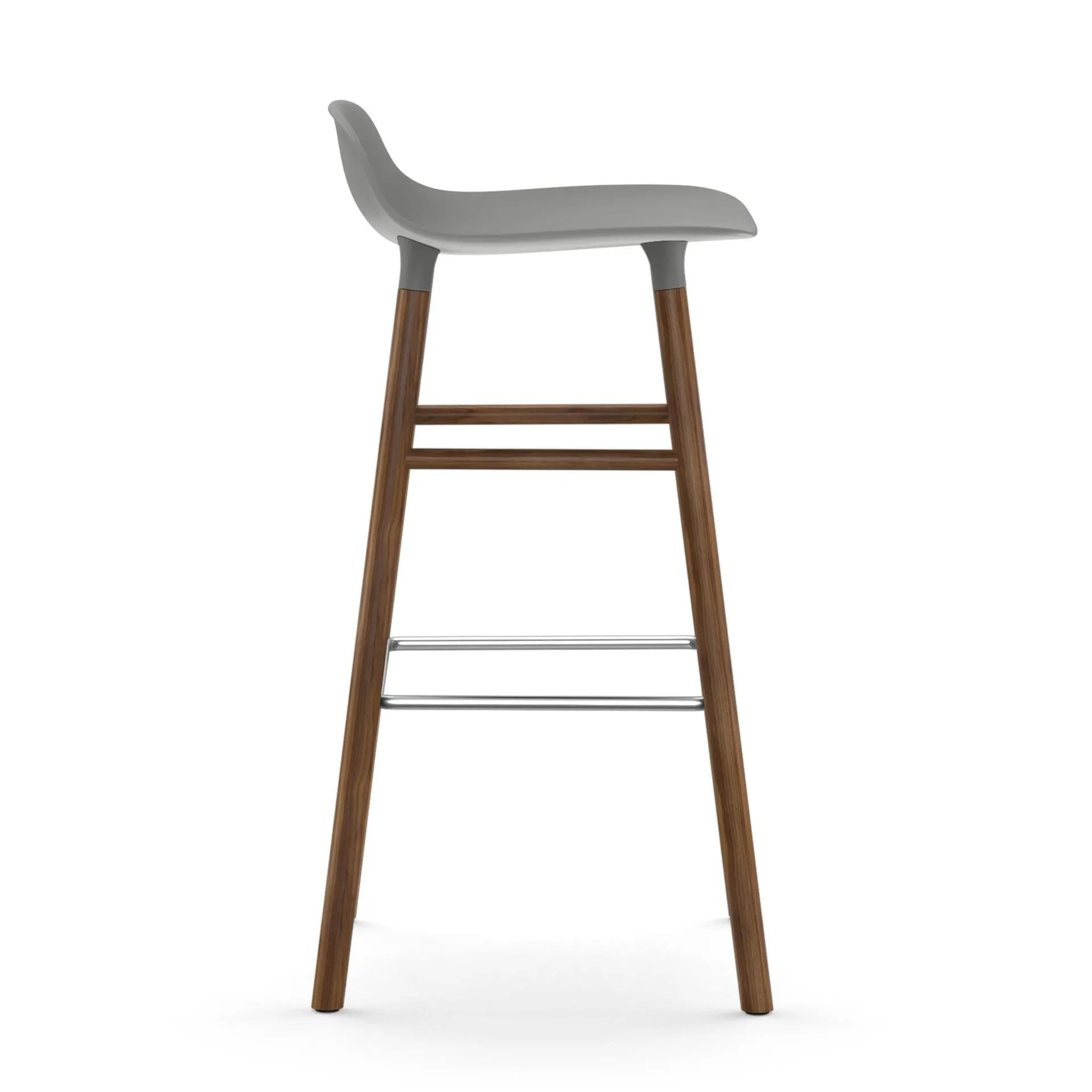 Form Chair barstol valnötsben, Grå Normann Copenhagen