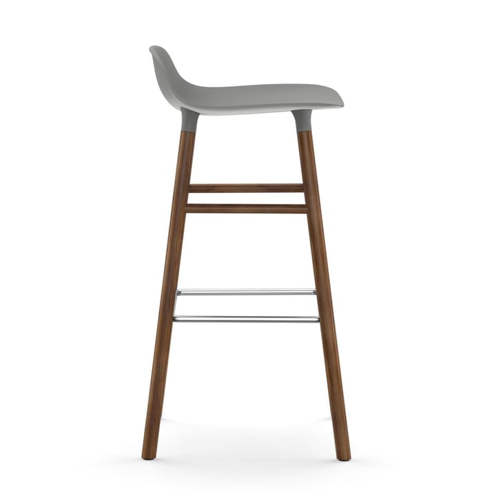 Form Chair barstol valnötsben, grå Normann Copenhagen