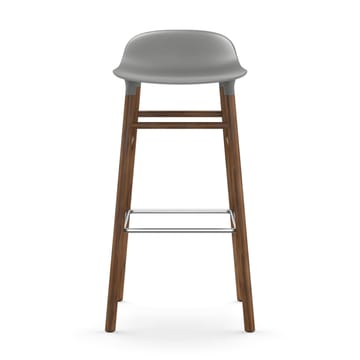 Form Chair barstol valnötsben - Grå - Normann Copenhagen