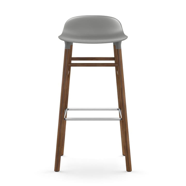 Form Chair barstol valnötsben, Grå Normann Copenhagen