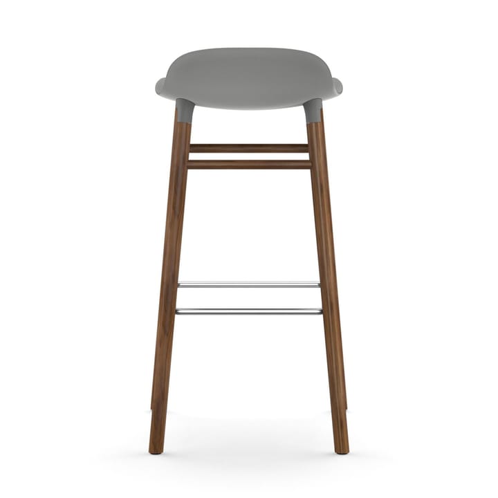 Form Chair barstol valnötsben, Grå Normann Copenhagen