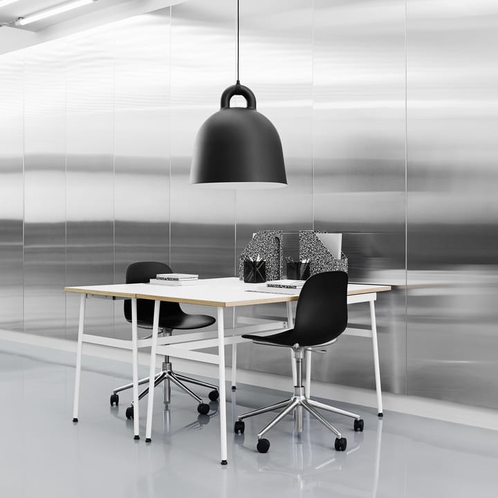 Form chair swivel 5W kontorsstol, grå, aluminium, hjul Normann Copenhagen