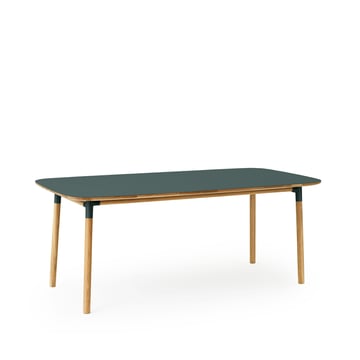 Normann Copenhagen Form Matbord green ekben 95×200 cm