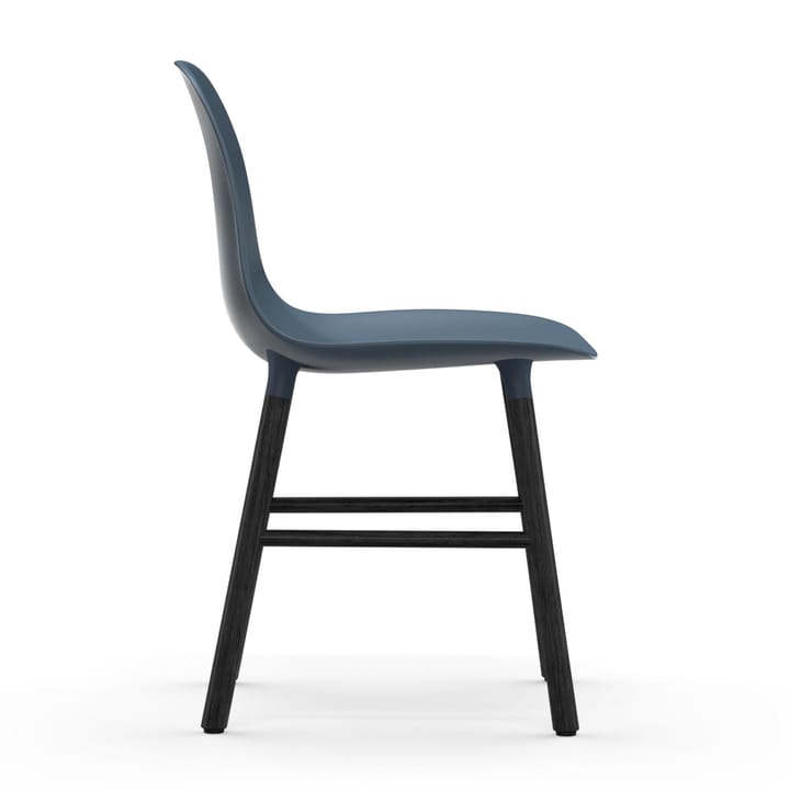 Form stol svarta ben, Blå Normann Copenhagen