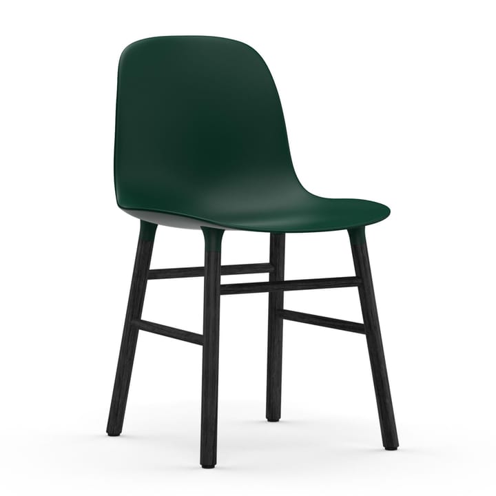 Form stol svarta ben, Grön Normann Copenhagen