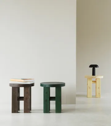 Fyr rund pall 45 cm - Dark brown, Ø40x45 cm - Normann Copenhagen