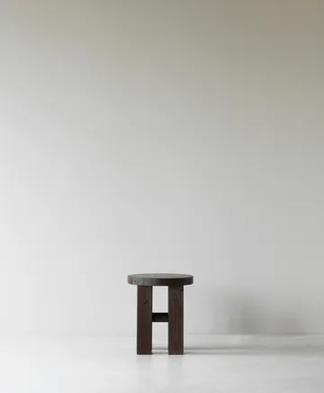 Fyr rund pall 45 cm - Dark brown, Ø40x45 cm - Normann Copenhagen