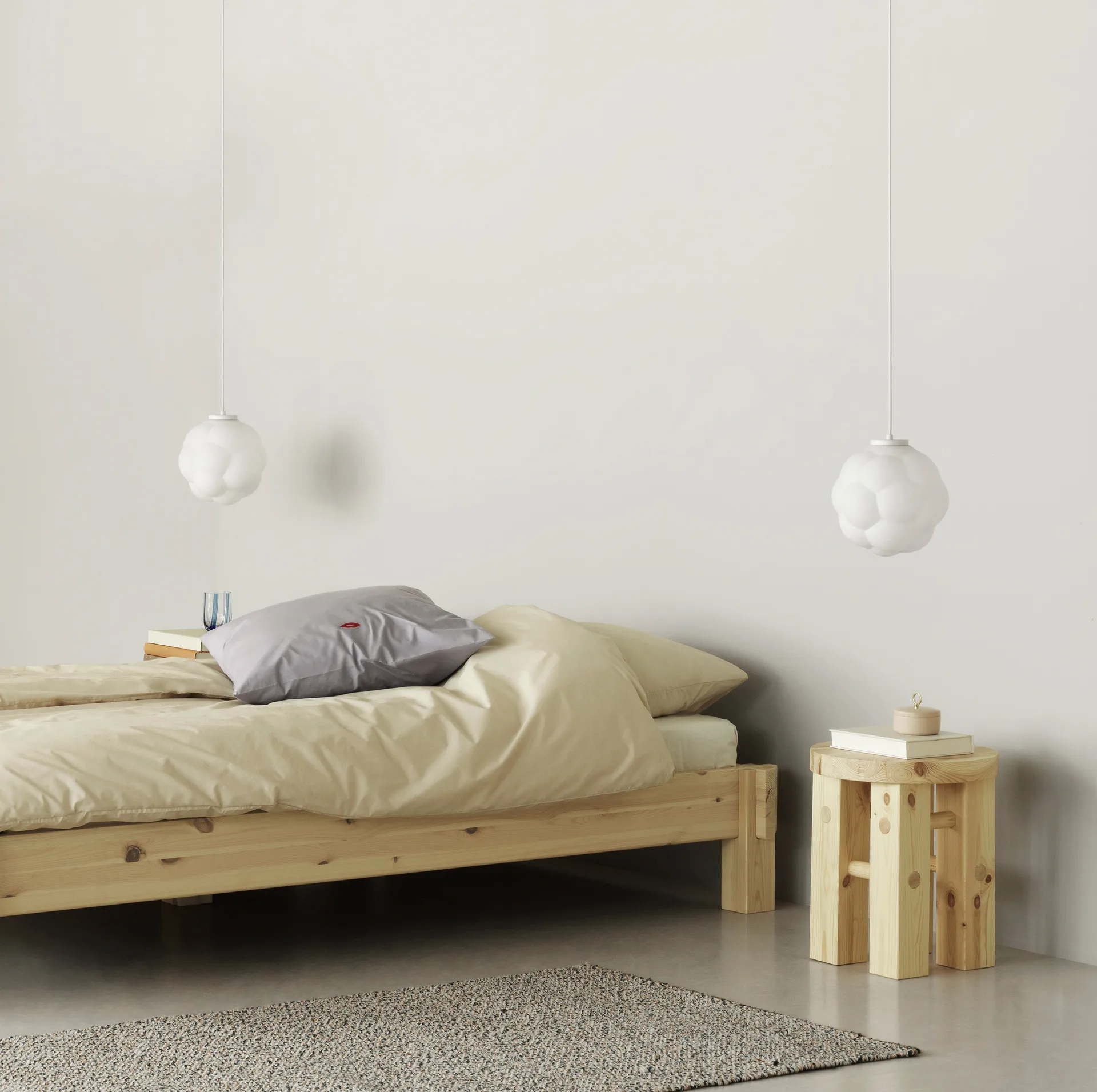 Fyr rund pall 45 cm, Pine, Ø40x45 cm Normann Copenhagen