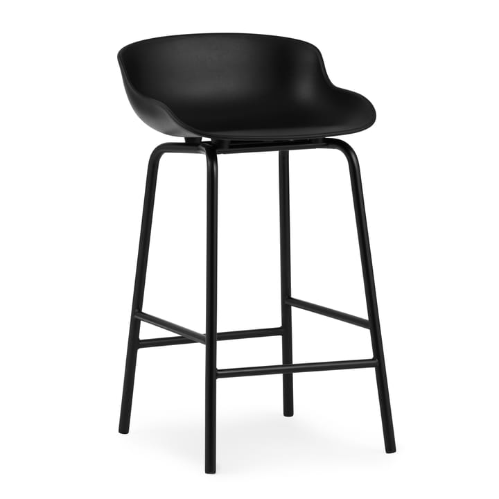 Hyg barstol metallben 65 cm, Svart Normann Copenhagen