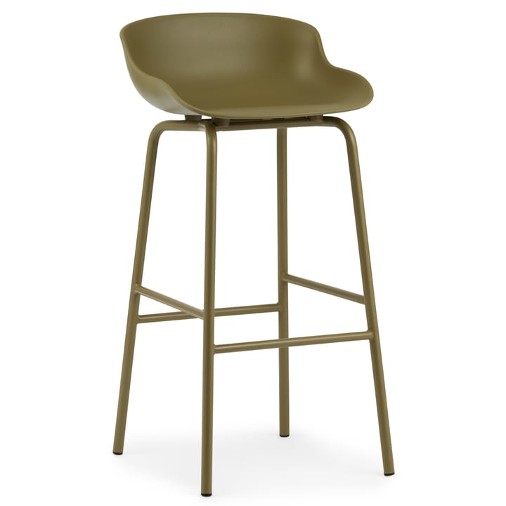 Hyg barstol metallben 75 cm - Olivgrön - Normann Copenhagen