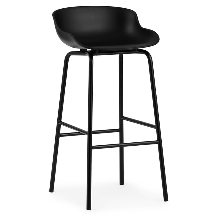 Hyg barstol metallben 75 cm, Svart Normann Copenhagen