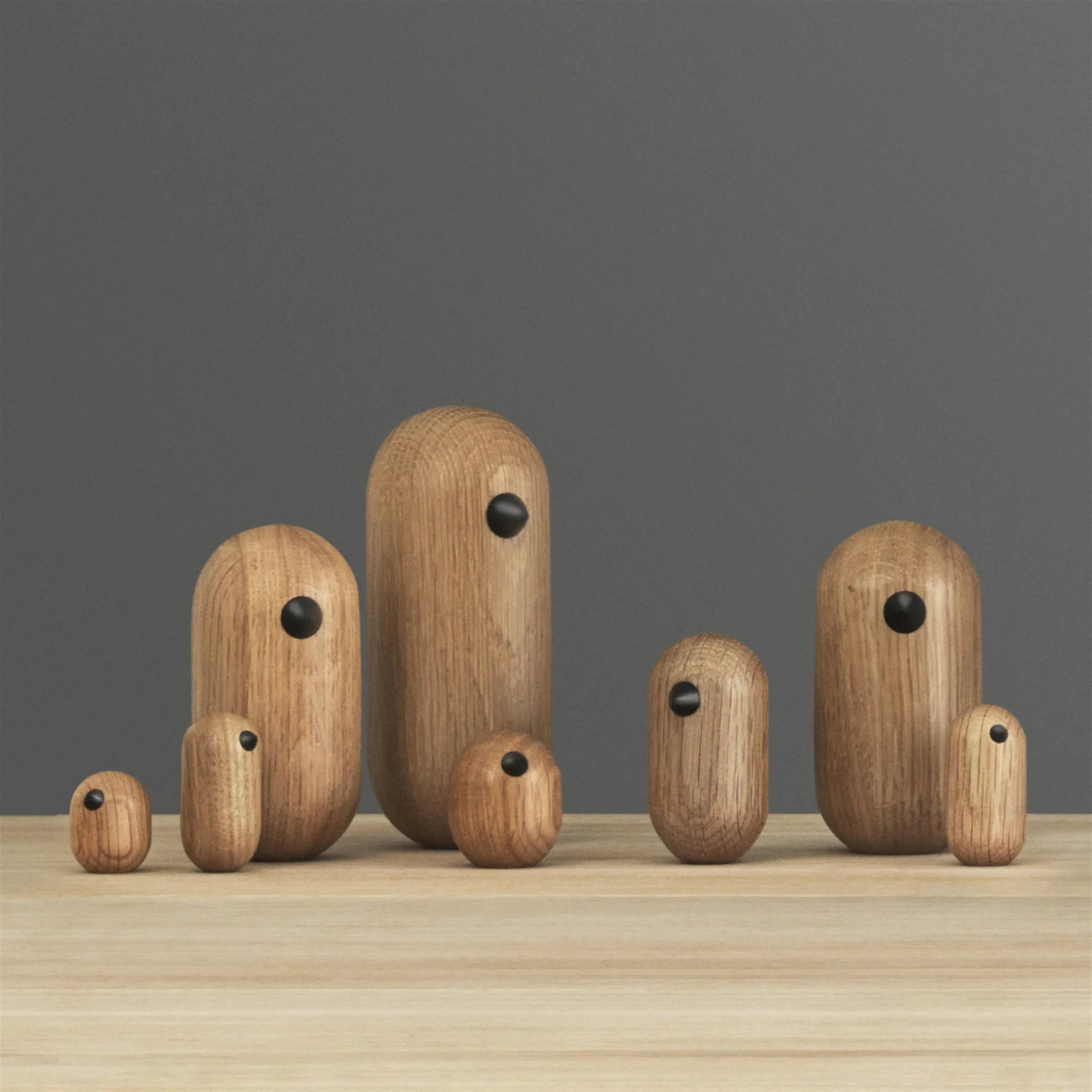 Little Bird figur ek, 4,5 cm Normann Copenhagen