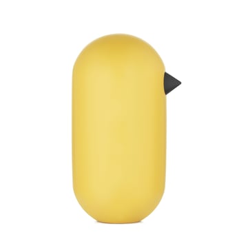 Läs mer om Normann Copenhagen Little Bird figur gul, 10 cm