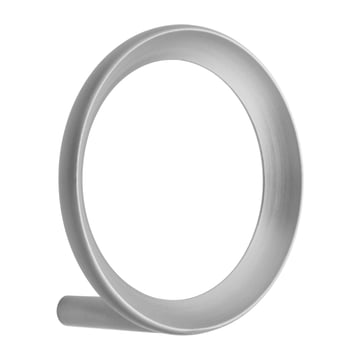 Normann Copenhagen Loop krok medium Ø7,8 cm Brushed Zinc