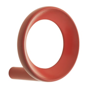Läs mer om Normann Copenhagen Loop krok small Ø4,4 cm Red